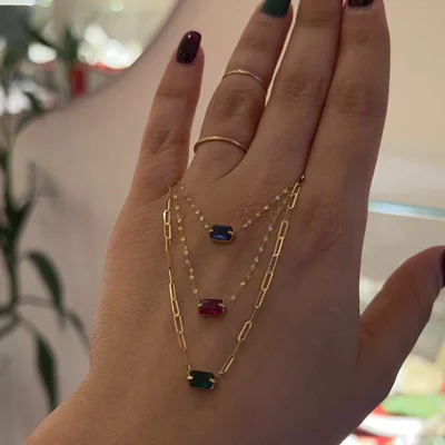 گردنبند پولکی باگت