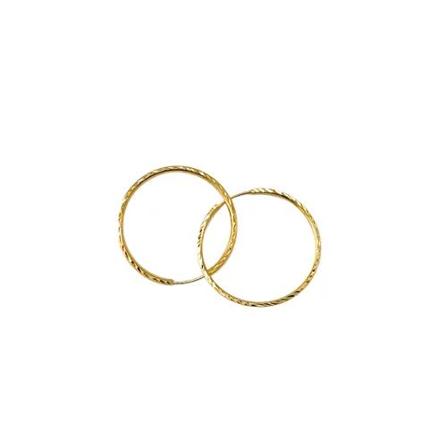 گوشواره حلقه ای تراش