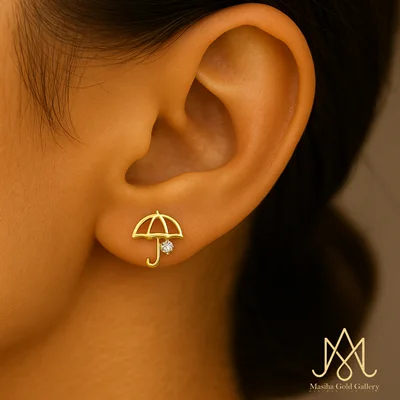 گوشواره  میخی چتر