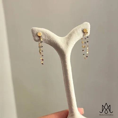 گوشواره پولکی دایره