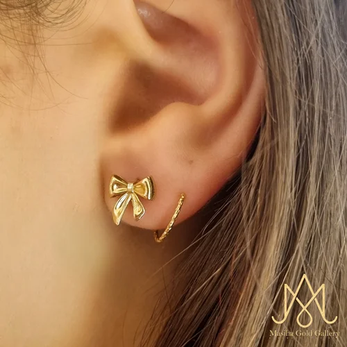 گوشواره دولاین پاپیون