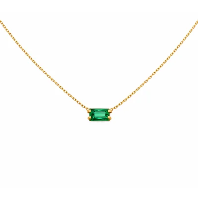 گردنبند نگین باگت