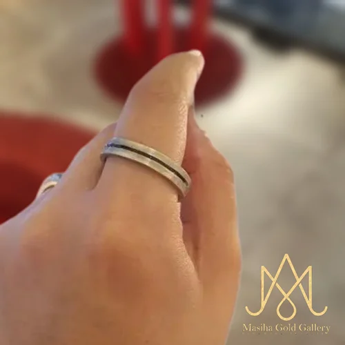 حلقه نقره مردانه