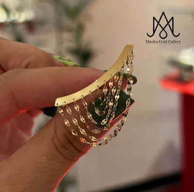 گوشواره شرابه ای پولکی