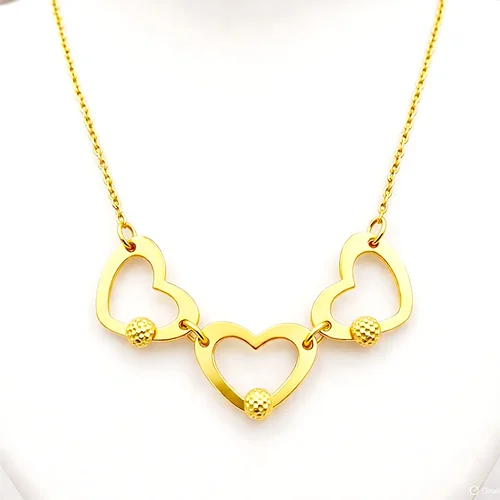 گردنبند سه قلب البرنادو