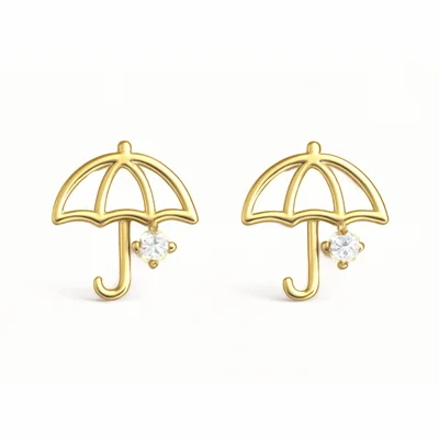 گوشواره  میخی چتر