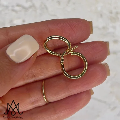 گوشواره حلقه ساده مفتولی