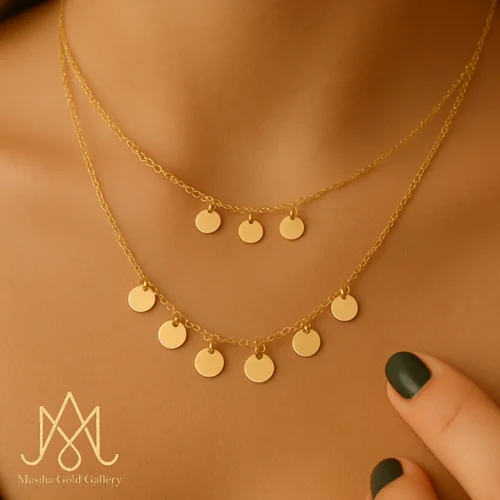 گردنبند آویز پولک