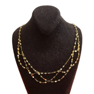 گردنبند پولکی گرد مجلسی