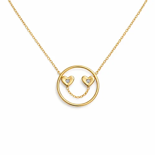 گردنبند آدمک چشم قلبی