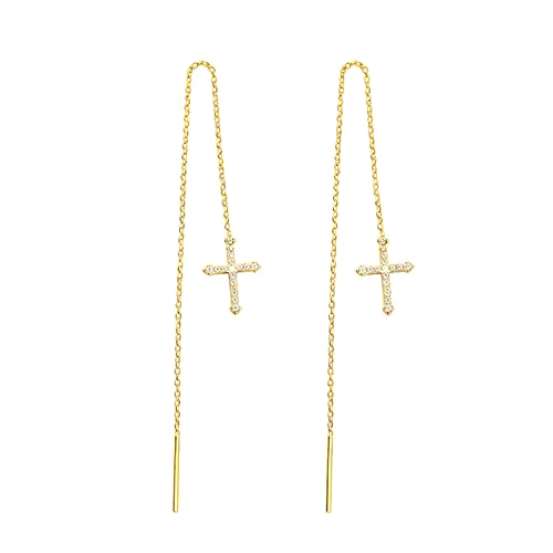 گوشواره بخیه صلیب