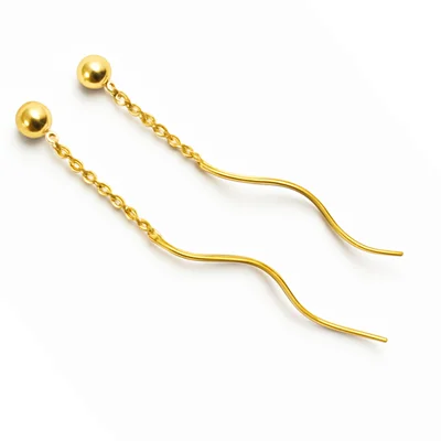 گوشواره موجی گوی