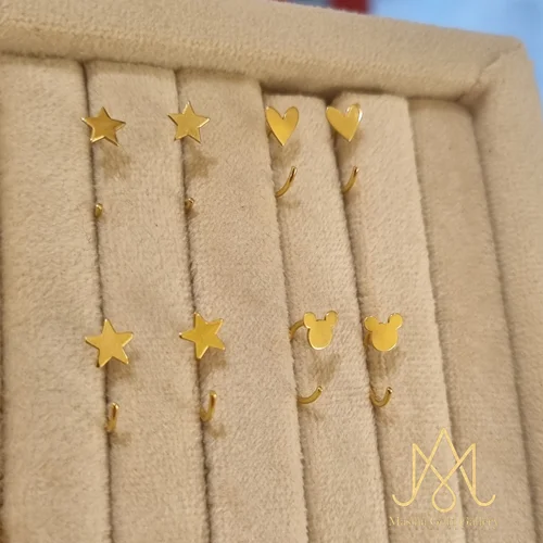 گوشواره های نیم حلقه