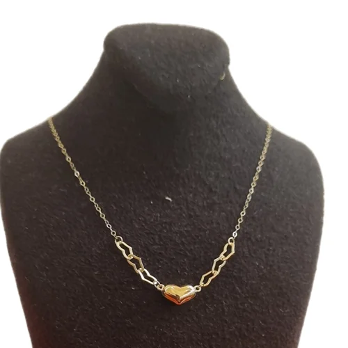 گردنبند قلب توخالی و قلب دامله