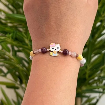 دستبند گربه فانتزی