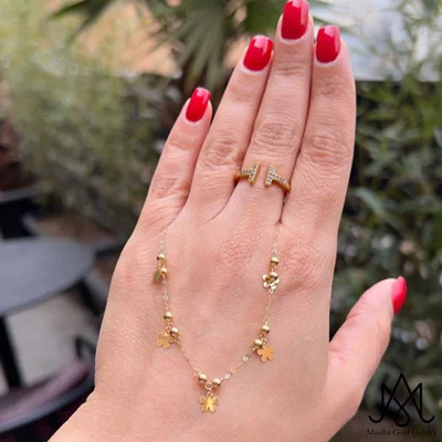 گردنبند آویز گل