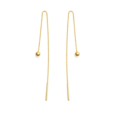 گوشواره بخیه گوی ساده | کد:۴۱۰