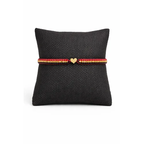 دستبند قلب بافت میوکی