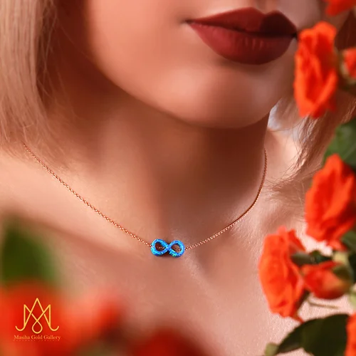 گردنبند بی نهایت اپال | کد:305