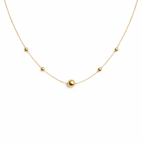 گردنبند گوی ساده