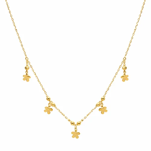 گردنبند آویز گل