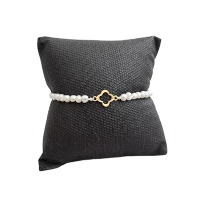 دستبند ونکلیف توخالی مروارید