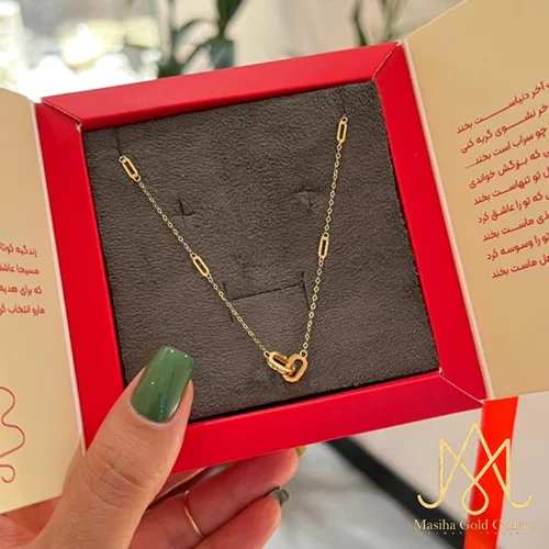 گردنبند دوبیضی