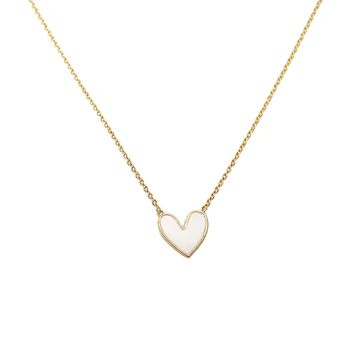 گردنبند قلب میناکاری