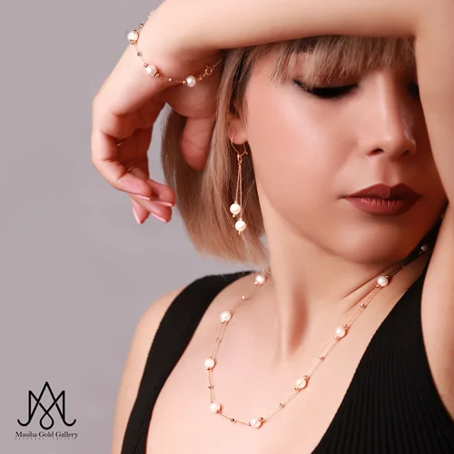 دستبند مروارید و آلبرنادو | کد:313