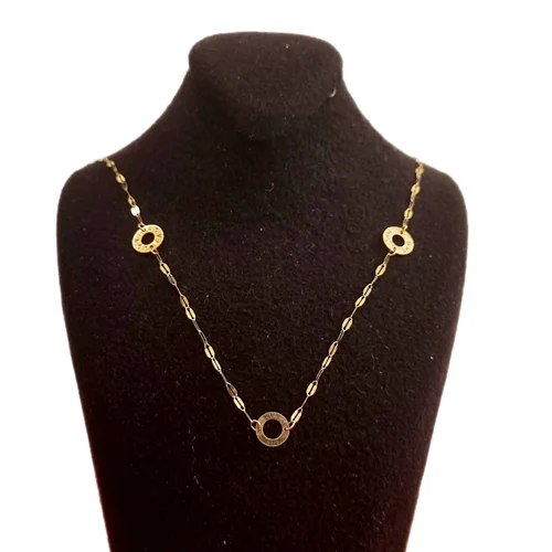 گردنبند پولکی حلقه لویی ویتون