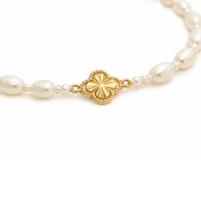 دستبند ستاره تراش و مروارید