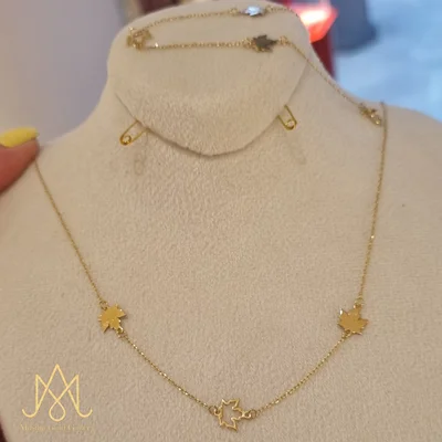 نیم ست برگ پاییزی