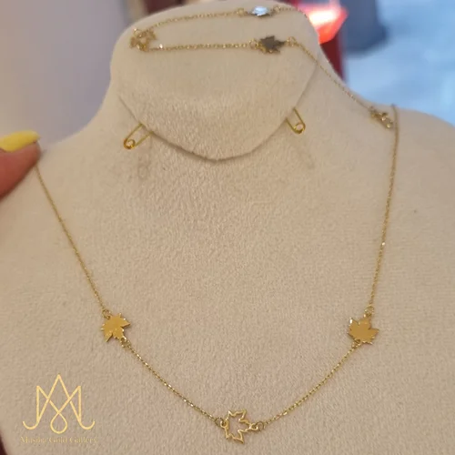 نیم ست برگ پاییزی